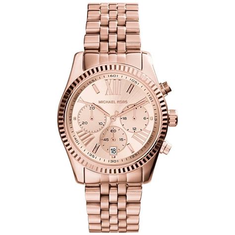 michael kors rose gold womens watch uk